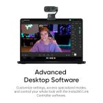 Insta360 Link 2 - PTZ 4K Webcam for PC/Mac, 1/2" Sensor, AI Tracking, HDR, AI Noise-Canceling Mic, Gesture Control for Streaming, Video Calls, Gaming, Works with Zoom, Teams, Twitch & More