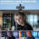 PEATOP PC Webcam for Streaming and Video Calls