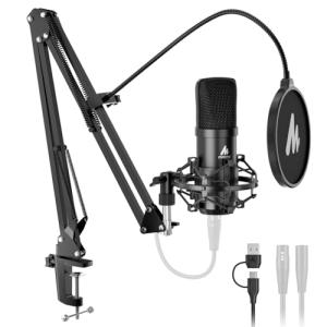 MAONO XLR/USB Microphone for Podcasts and Recording