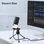 USB Podcast Microphone for Desktop and Laptop