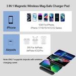 3-in-1 Magnetic Wireless Charger for Apple Devices