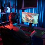 Wireless Charging Desk Mat and Mouse Pad, Black