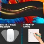 Wireless Charging Desk Mat and Mouse Pad, Black