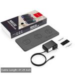 ZealSound Triple Wireless Charger - Ultra Slim Fast Charging