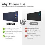 Hi-HONX Magnetic Wireless Charging Desk Mat - Blue