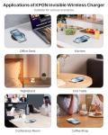 Invisible Wireless Charger Desk Mat for All Phones