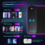 RGB Gaming Mouse Pad with Wireless Charging & LED Lights