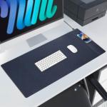Hi-HONX Magnetic Wireless Charging Desk Mat - Blue