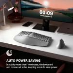 Wireless Ergonomic Keyboard and Vertical Mouse Combo