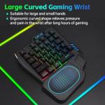 One-Handed RGB Gaming Keyboard Mouse Combo