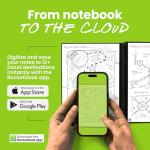 Rocketbook Core Executive Reusable Notebook, Black