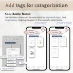 Ophayapen Smart Pen with Mini Notebook for Notes