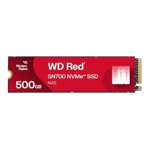 Western Digital 500GB WD Red SN700 NVMe Internal Solid State Drive SSD for NAS Devices - Gen3 PCIe, M.2 2280, Up to 3,430 MB/s - WDS500G1R0C
