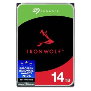Seagate IronWolf Pro 14TB NAS Internal Hard Drive HDD – CMR 3.5 Inch SATA 6Gb/s 256MB Cache for RAID Network Attached Storage, Data Recovery Service – Frustration Free Packaging (ST14000NEZ008)