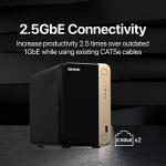 QNAP TS-264 2-Bay Desktop NAS with 4TB Storage