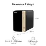 QNAP TS-264 2-Bay Desktop NAS with 4TB Storage