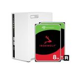 QNAP 2 Bay NAS with 8TB Storage Bundle