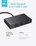 Anker 4-Port USB-C Hub for Fast Data Transfer