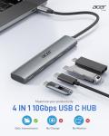 Acer 10Gbps USB C Hub with 4 Ports