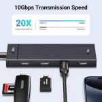 UGREEN 4-in-1 USB-C Hub with 10Gbps Speed