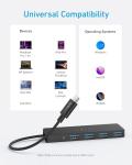 Anker 4-Port USB 3.0 Hub with Extended Cable