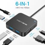 4K HDMI USB C Hub with 100W Power Delivery