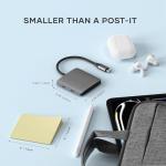 SATECHI 4-in-1 USB-C Hub with 100W Charging