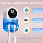 Automatic Toothbrush Holder with Rotating Cover