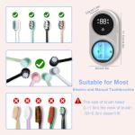 Automatic Toothbrush Holder with Rotating Cover