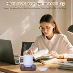 Smart Coffee Mug Warmer & Ceramic Mug Set