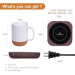 Smart Coffee Mug Warmer & Ceramic Mug Set