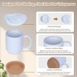 Smart Coffee Mug Warmer & Ceramic Mug Set