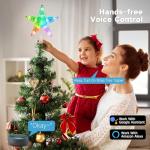 Brizled Smart LED Star Tree Topper with WiFi