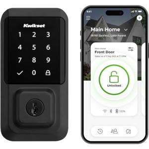 Kwikset Halo Wi-Fi Smart Lock with Touchscreen
