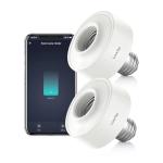 LoraTap Smart WiFi Bulb Socket E26 2-Pack