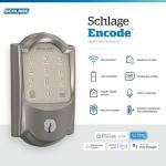 Schlage Encode Smart WiFi Deadbolt Lock - Keyless Entry
