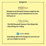 Kangaroo Smart Photo Doorbell with Indoor Chime