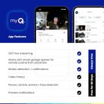 myQ Smart Garage Door Keypad with Camera and Control