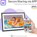 Euphro 10.1'' Digital Photo Frame with App