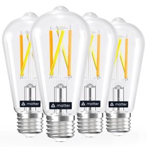 Linkind Smart Edison Light Bulbs, 4-Pack