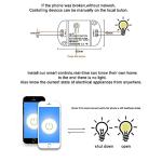 16A Wireless Smart Light Switch - Alexa & Google Compatible