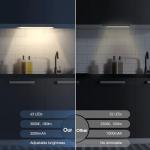 MCGOR 14.7" Rechargeable Motion Sensor Under Cabinet Lights