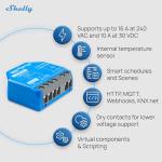 Shelly 1 Gen4 Smart Relay Switch - Wi-Fi & Zigbee