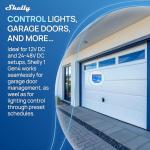 Shelly 1 Gen4 Smart Relay Switch - Wi-Fi & Zigbee