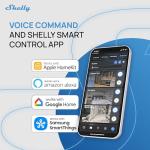 Shelly 1 Gen4 Smart Relay Switch - Wi-Fi & Zigbee