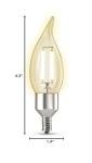 WiFi Dimmable Smart Chandelier LED Bulb