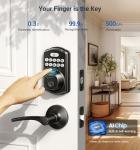 Veise Keyless Fingerprint Door Lock with Handles