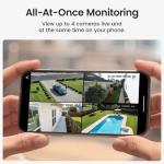 Wireless Solar Security Camera System with 360° View
