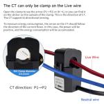Smart WiFi Energy Monitor with 3 Clamps