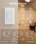 GHome WiFi Smart Light Switch - Works with Alexa